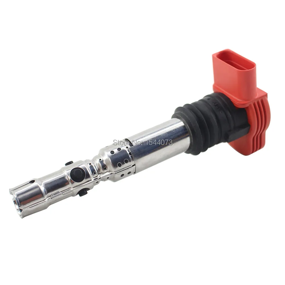 4Pcs Set With OEM BOX Red Ignition Coils Fit For