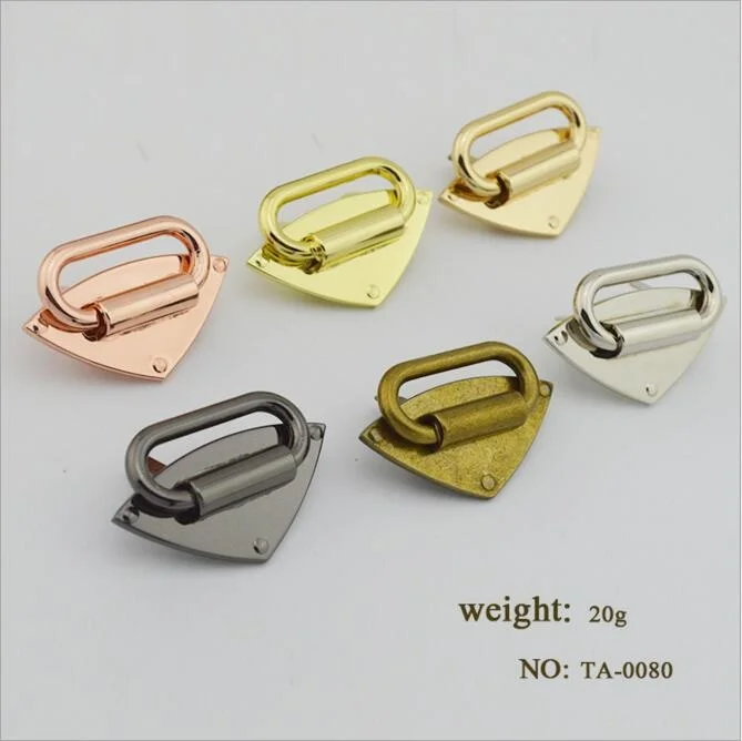 

(10PCS/lot) wholesale luxury handbags handbags hardware accessories shoulder strap links hand-trimmed triangular buckle bag hook