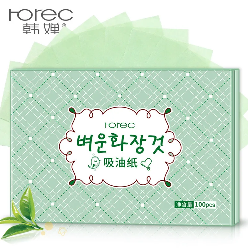 

Oil Blotting Sheets Facial Makeup Remover Oil Control Absorb Film Tissue Cleansing Paper Face Deep Clean Skincare 100pcs/pack