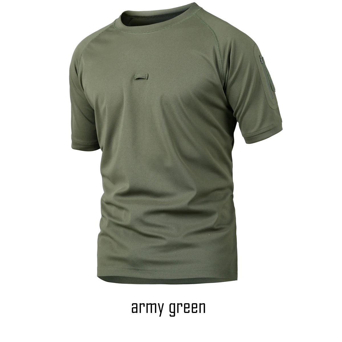 Merdouk Для мужчин быстросохнущая футболка с круглым вырезом футболки тактическая группировка сухопутных сил дышащая короткий рукав - Цвет: army green