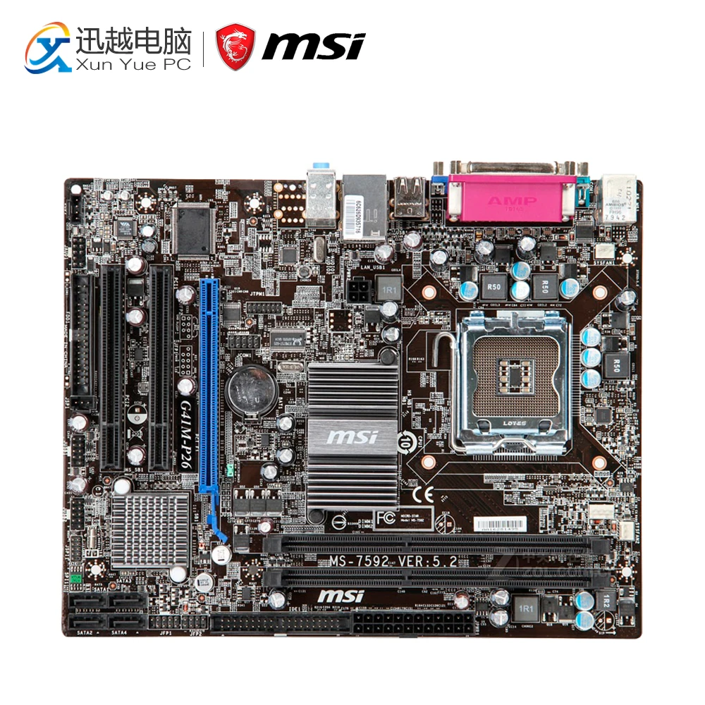 

MSI G41M-P28 Desktop Motherboard G41 Socket LGA 775 DDR3 8G SATA2 USB2.0 Micro-ATX