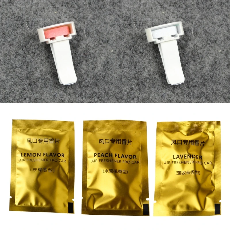 Smell Fresh Car Air Conditioning Vent Perfume Air Freshener Fragrance Scent