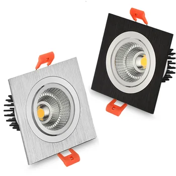 

High Quality Epistar LED COB Recessed Downlight Dimmable 30w LED Spot lamp Dimming Ceiling Lamp light AC110v 220v +DRIVER