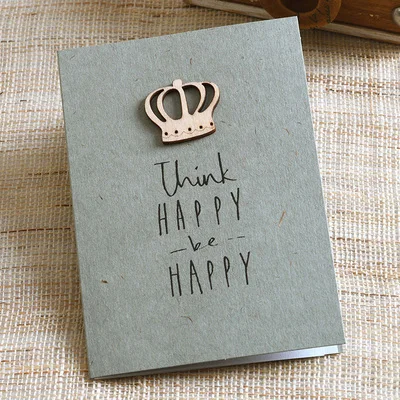 Eno поздравительные мини поздравительные открытки для всех целей, деревянный орнамент маленькие подарочные открытки для продвижения подарка - Цвет: MINI 1805 II 08