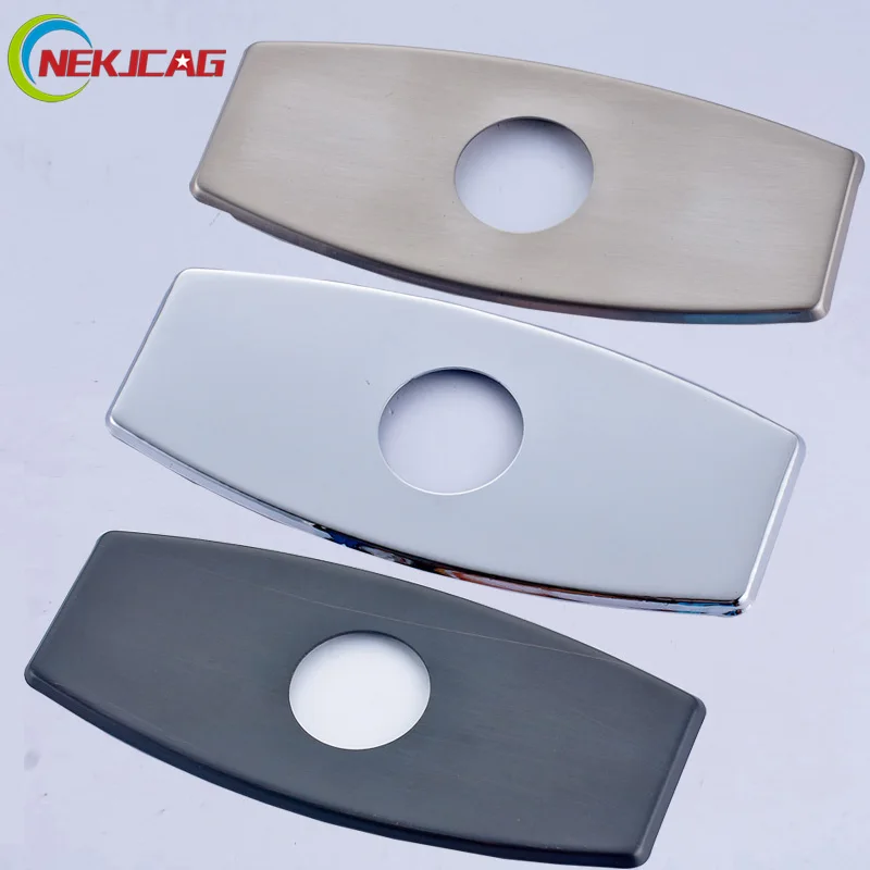 Kitchen Sink Faucet Hole Cover Deck Plate 6" Chrome Nickle ORB Finish Kitchen Faucet Accessories