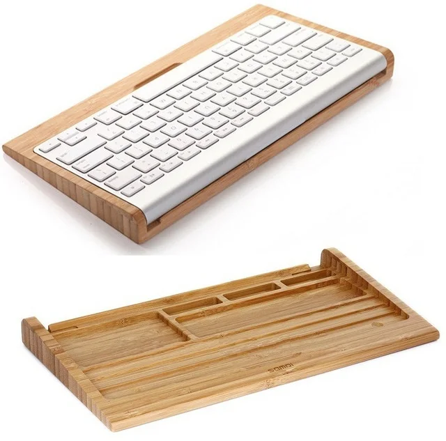Wooden Keyboard Holder For iMac Mac Mini PC Computer Original Samdi