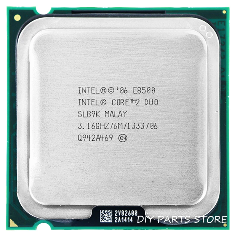 cpu chip INTEL E8500   Processor INTEL Core 2 Duo E8500 CPU (3.16Ghz/ 6M /1333GHz) Socket LGA 775 cpu gaming