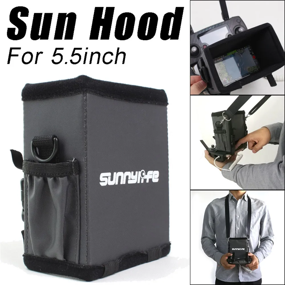 

Premium Monitor Sun Hood Sunshade Cover for 5.5inch Phones for DJI Mavic 2 PRO /Zoom Drone Accessories 20J Drop Shipping
