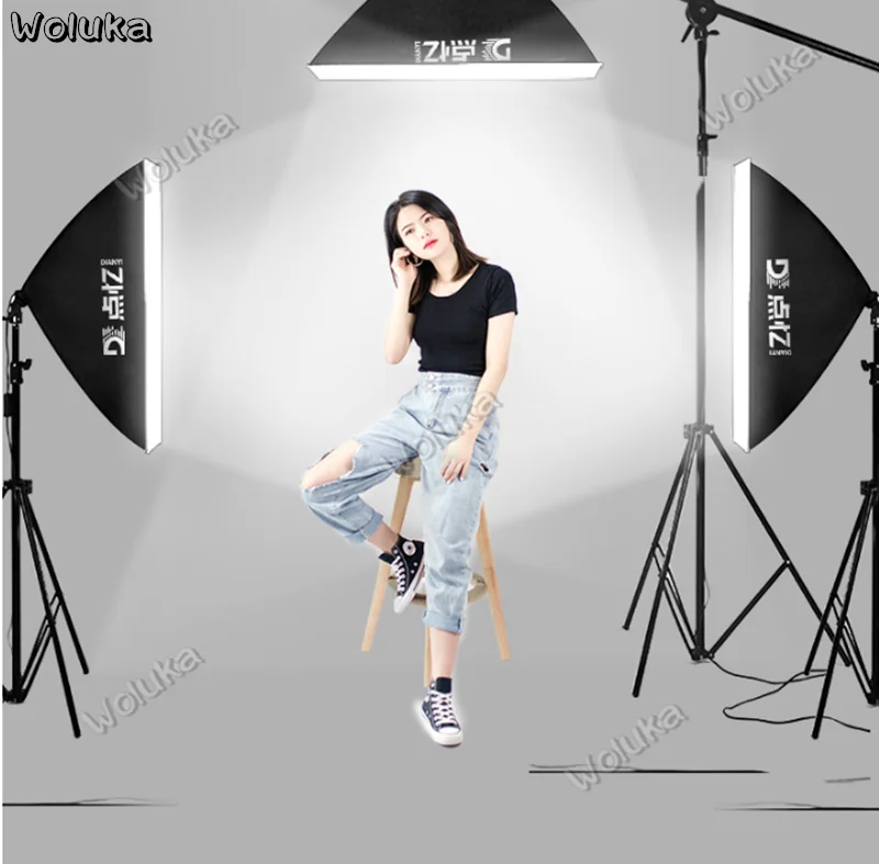 Светодиодный софтбокс фотографический набор лампы 40/60/80/100 см большой предметной
