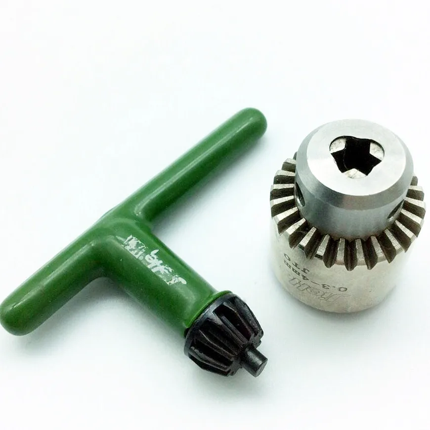 Buy 0.3 4mm JTO shank drill chuck with key hammer