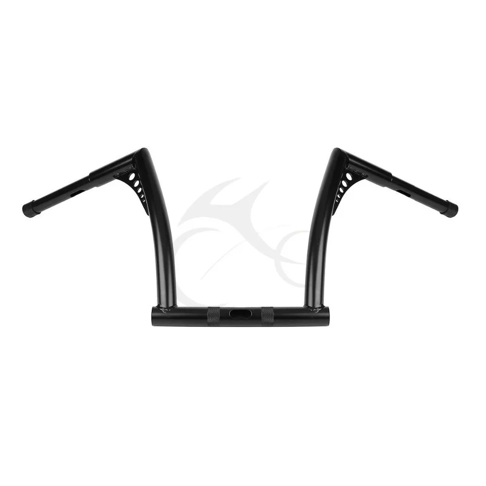 

Motorcycle Black 14" Rise Chizeled Handlebar For Harley DYNA Street Bob Fat Bob Low Rider