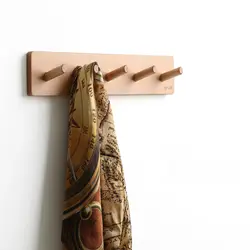 42 см натурального дерева вешалка крючки модные креативные Многофункциональная вешалка для одежды на стене