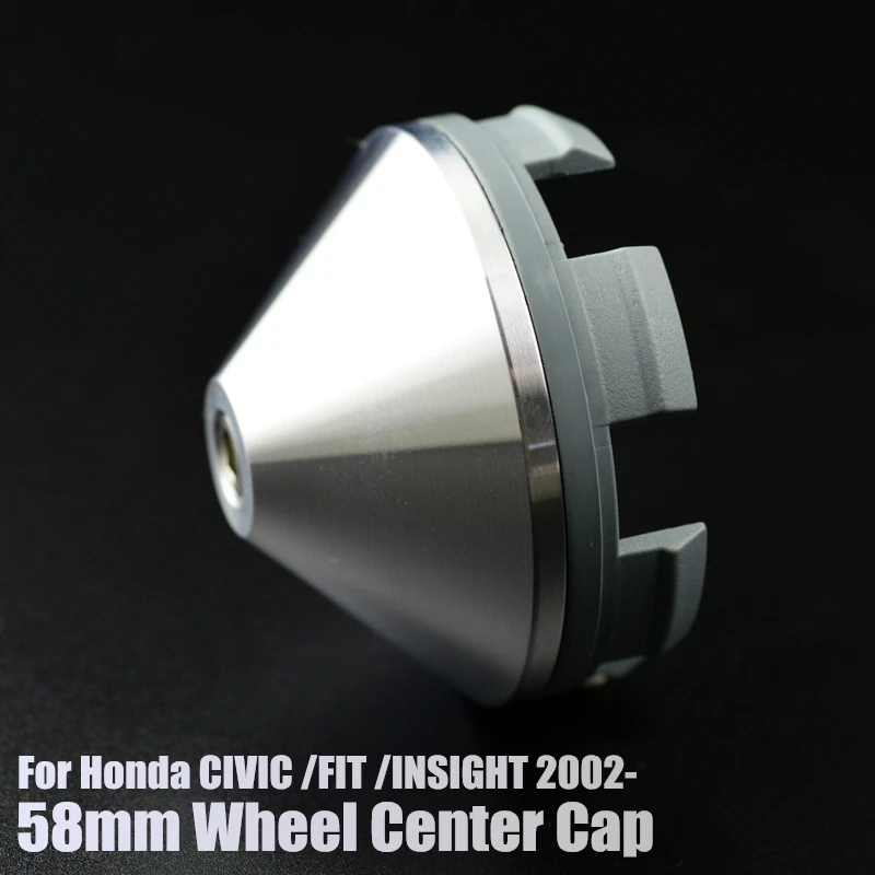 

1 Pc 58mm Metal Wheel Center Cap Dustproof Hub Cover for Honda Civic FIT INSIGHT Alloy Rim Decoration Accessories