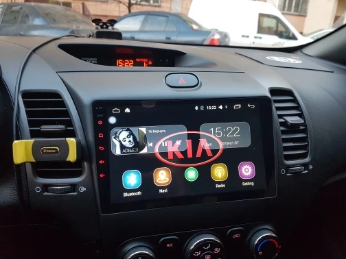 Discount 2 Din 9 Inch Car DVD Player Android 6.0 For KIA/K3/Cerato/FORTE 2012-16 With 1GB RAM GPS Navigation Radio WIFI USB RDS Quad Core 2
