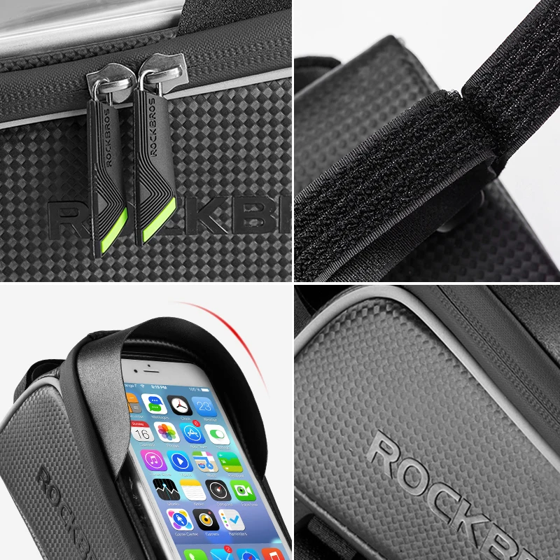 Perfect ROCKBROS Waterproof Bicycle Frame Bags Cycling Touch Screen Top Tube Bags Bike Handlebar Front Phone Case Holder Bags 6.0 Inch 2 Perfect ROCKBROS Waterproof Bicycle Frame Bags Cycling Touch Screen Top Tube Bags Bike Handlebar Front Phone Case Holder Bags 6.0 Inch 2