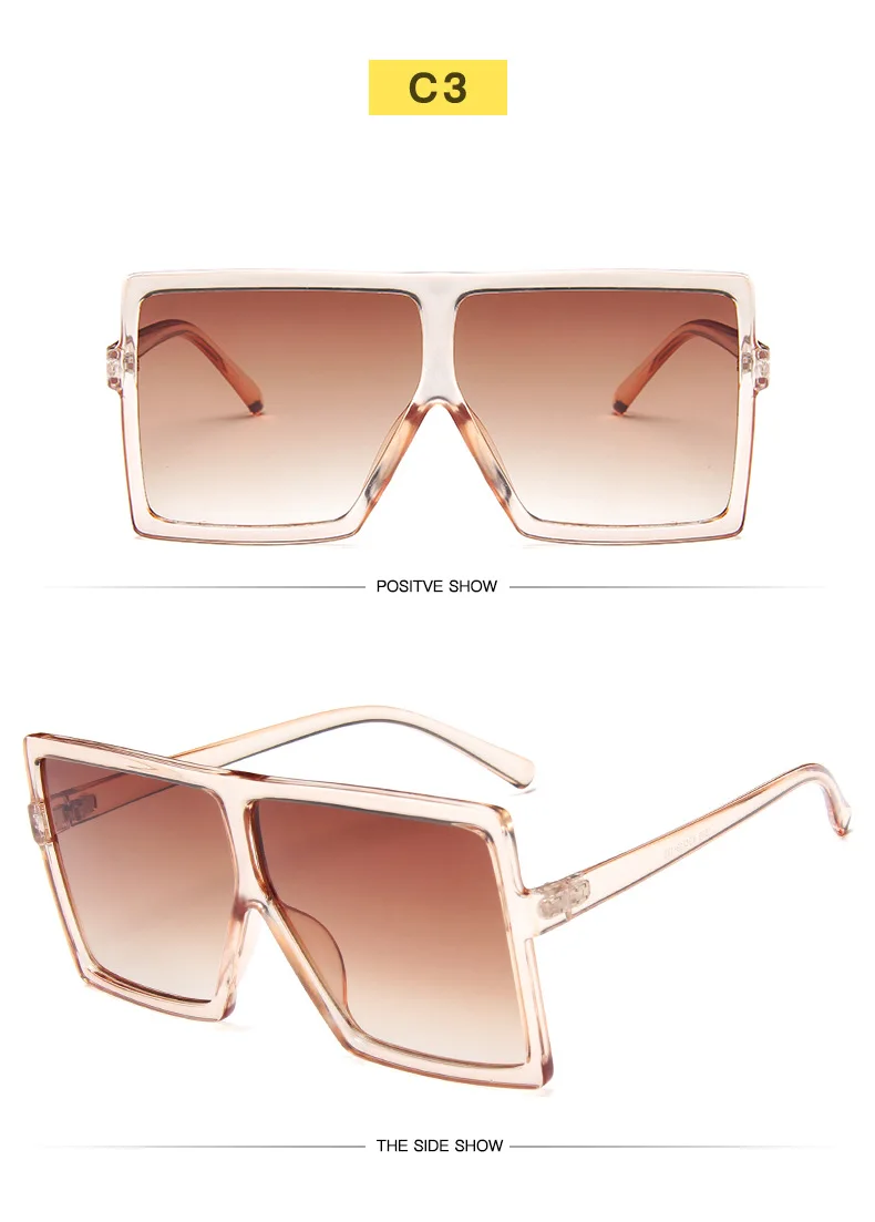 Yumomo новые Квадратные Солнцезащитные очки женские негабаритные и роскошные модные роскошные брендовые персональные градиентные леопардовые очки UV400