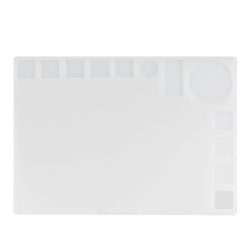 35x25cm Transparent Heat Resistant Silicone Pad Desk Mat Maintenance Platform Heat Insulation BGA Soldering Repair Station
