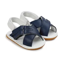 Sandalen meisje Детские Разноцветные Летние Обувь малыша Пряжка Крест Пляж резиновые детские босоножки на платформе