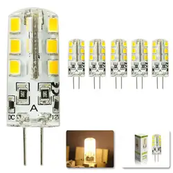 5 шт./лот LED G4 2835 SMD 6 Вт DC 12 В G4 24LED лампа галогенная лампа G4 LED 12 В светодиодные лампы гарантия 2Y Освещение spotlight