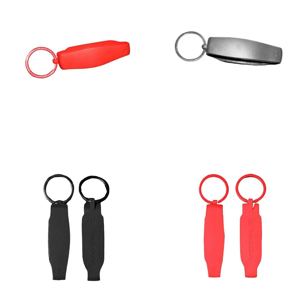 

Car key protector for Tesla modified silicone key pendant shell Model 3 /s/x
