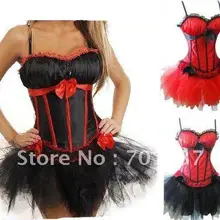 Для женщин нарядное платье, сексуальное нижнее белье, корсет Отдельная пачка S-XXL A2732