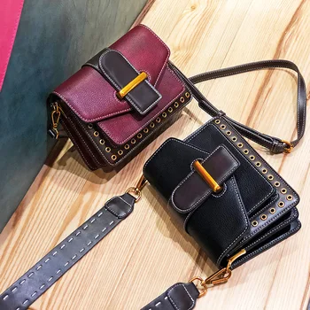 

2 straps Women Shoulder Bags PU Leather Crossbody Luxury Brand Messenger Bags Famous Fashion Party Flap Lady Handbags