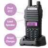 Baofeng UV-82 Walkie Talkie Dual PTT UV 82 Portable Two way Radio VHF UHF Ham CB Radio Station 1Pcs UV82 Hunting Transceiver ► Photo 1/5