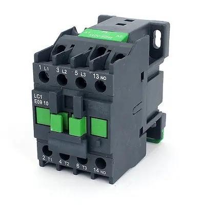 Контактор переменного тока реле стартера двигателя 3-фазный полюс 1NO 110V катушка с