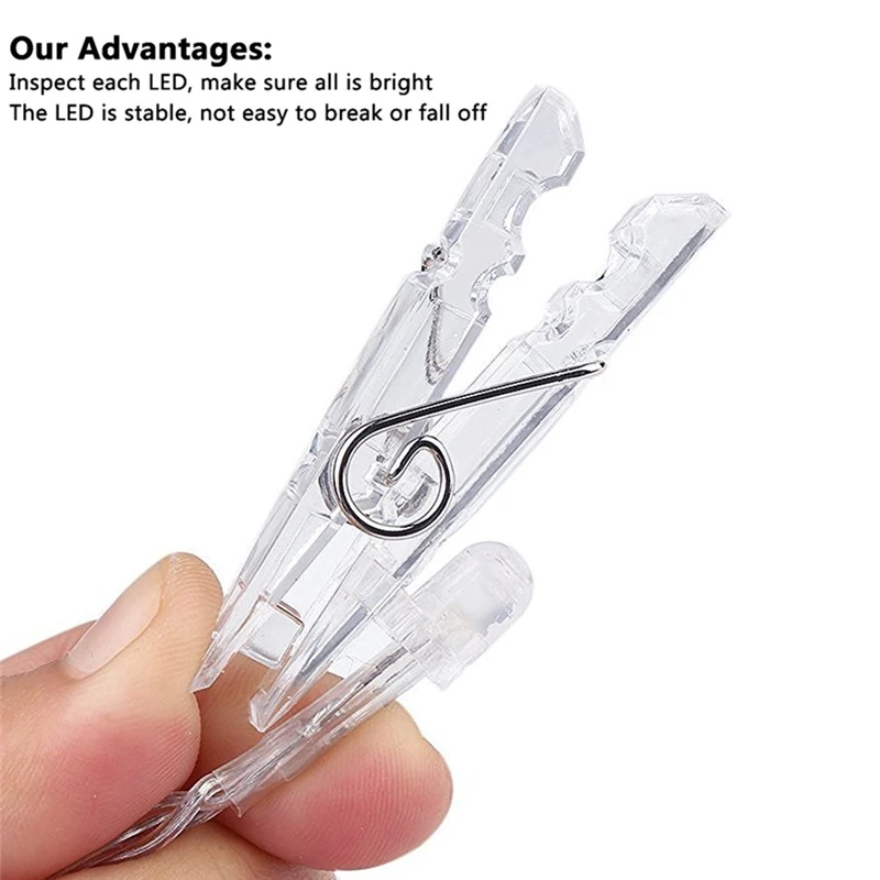 Пульт дистанционного управления с 8 режимами 40 светодиодов светящаяся гирлянда