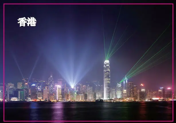 

World Souvenir Magnets , Chinese HongKong CIty Victoria Harbour Scene Tourist Metal Fridge Magnet SFM5145
