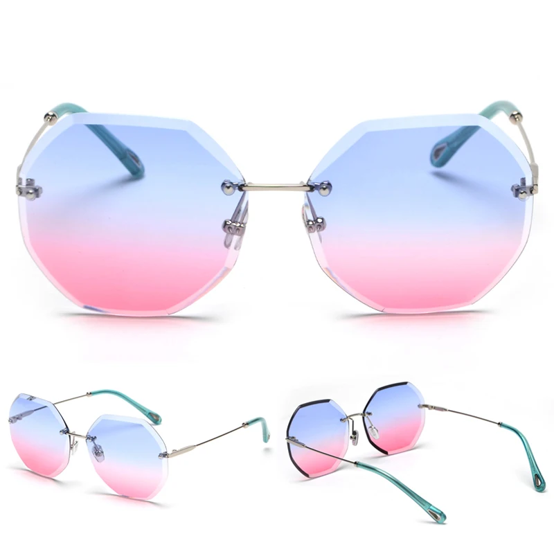 Octagon Sunglasses Women Fashion detaail (7)