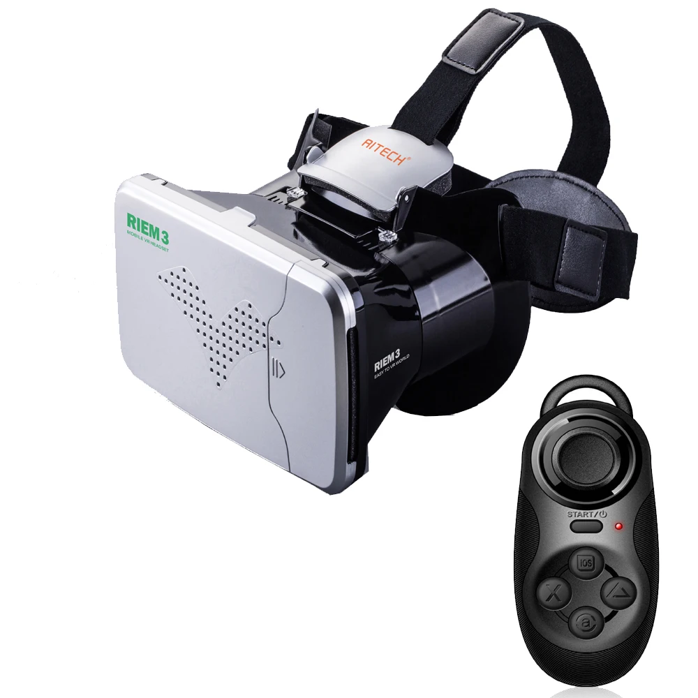 RITECH RIEM3 VR 3D Virtual Reality Glasses Headset Private Theater + BT