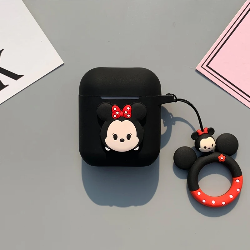 Bluetooth наушники силиконовый чехол для Apple Airpods 1 2 чехол Аксессуары для наушников Защитный чехол анти-потеря Чехол Декор подарки
