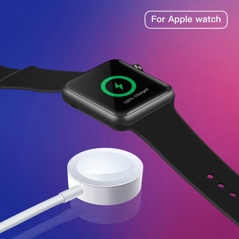 Беспроводной Зарядное устройство для наручных часов Apple watch 1/2/3/4 USB быстрой
