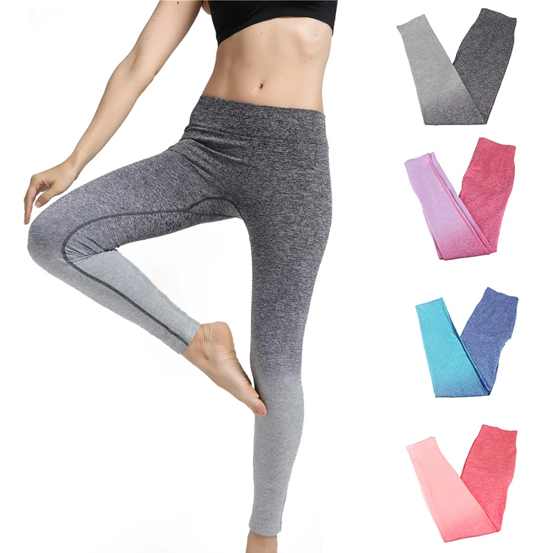 Sports Clothing Pants Women Fitness Leggings Sport Legging Sexy Lady High Quality Yoga Pants Colourfull Option Gray Red Blued