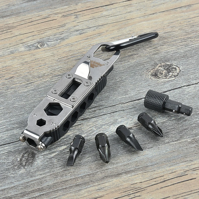 Magic Pocket Keychain Screwdriver Slot Hex Screwdriver Multifunction