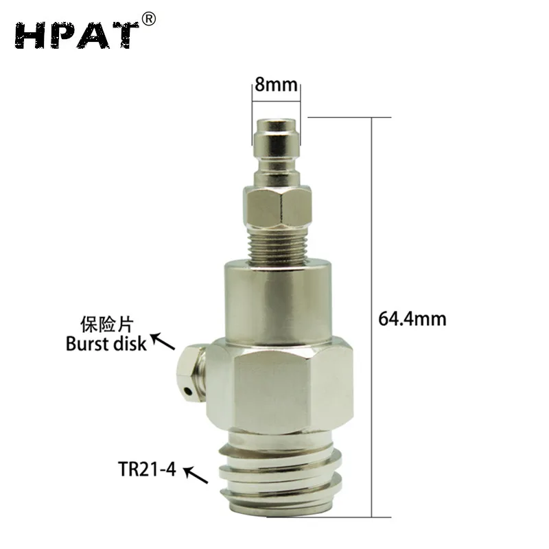 HPAT SodaStream/Soda Club к внешнему СО2 адаптеру бака с 3K Burst Disk