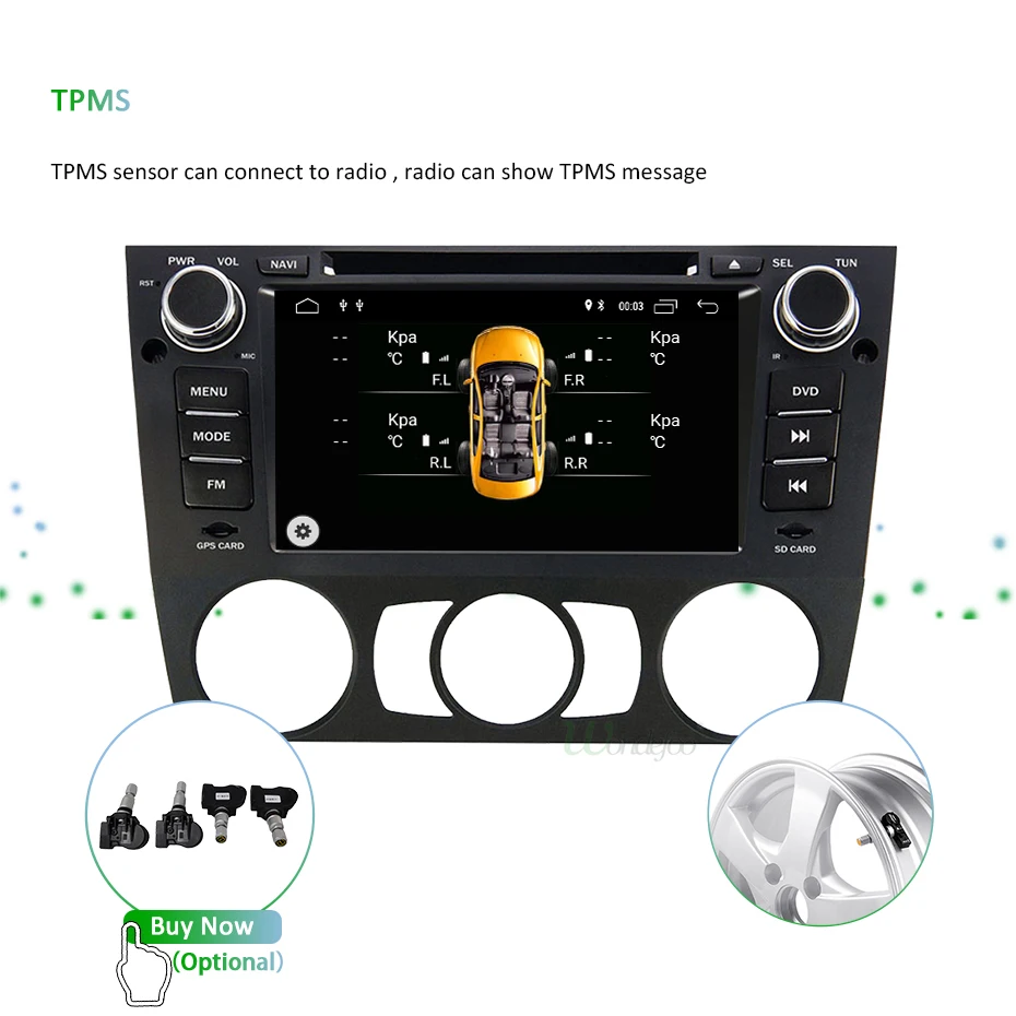 Best Android 9.0 4G RAM 64G ROM Car GPS receiver For BMW 3 series E90 E91 E92 E93 GPS RADIO stereo navigation head unit audio dvd 28