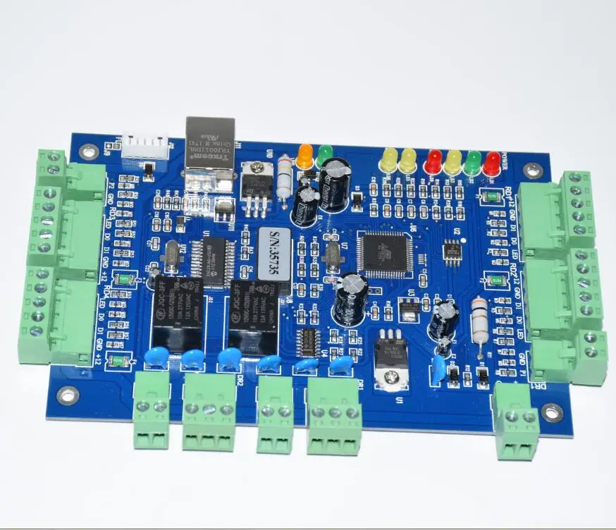 LPSECURITY RJ45 TCP/IP сетевой доступ модуль панели управления TCP/IP сети интеллигентая(ый) 2 реле двери блокировка ворот Управление;