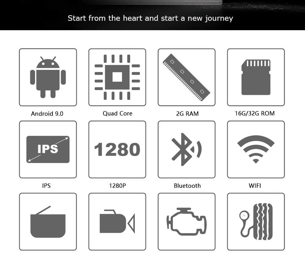 Excellent Josmile AutoRadio1 Din Android 9.0 Car Multimedia Player For BMW E90/E91/E92/E93 Navigation 3 Series GPS NavigationDVD 2+32GB 3