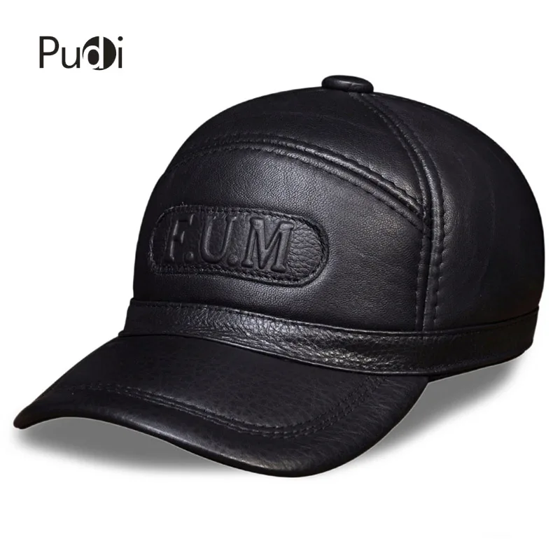 Buy HL062 Men's 100 Genuine Leather Cap /Newsboy