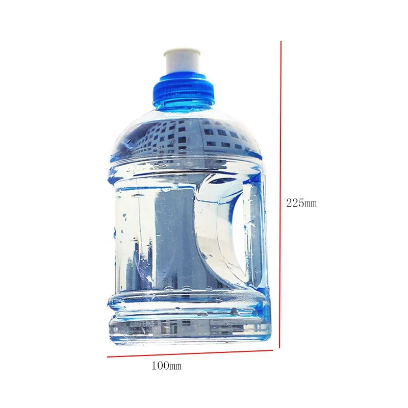 1000 мл портативные бутылки для воды для прогулок с ручкой Спортивная подготовка на открытом воздухе Кемпинг бег пластиковые герметичные бутылки для воды A