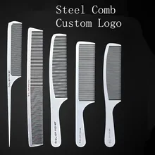 1 шт. из нержавеющей стали гребень карманный гребень для волос Инструменты для ухода за здоровьем для женщин мужчин унисекс