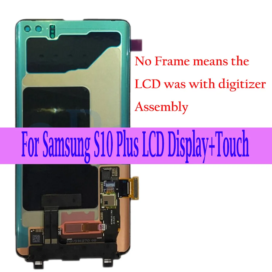 AMOLED для Samsung Galaxy S10 Plus SM G975W G975U ЖК дисплей сенсорный экран дигитайзер Замена SAMSUNG