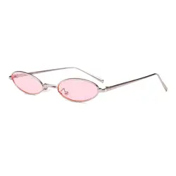 Летние модные дизайнерские солнцезащитные очки для женщин и мужчин, маленькие овальные модные унисекс, металлические солнцезащитные очки
