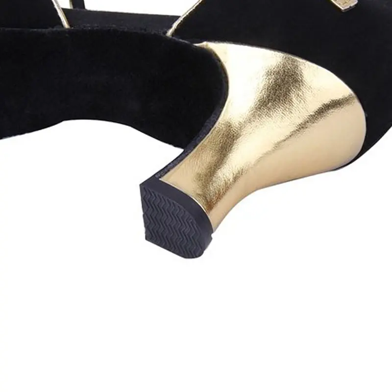 Черные женские танцевальные туфли для сальсы и латинских танцев; женская обувь с мягкой подошвой для бальных танцев; тип женской обуви для вальса и бальных танцев; Каблук 5,5 см