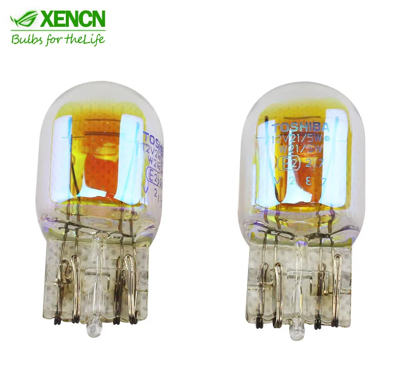 Xemcn W21/5 Вт T20 12V 21/5 Вт автомобильный сигнальный светильник s 1891 Авто Wedge bulb тормозной светильник отличное качество упаковка, лампы,, комплект одежды из 2 предметов