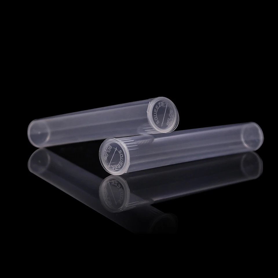 В наличии! 10 шт./лот Veeape контейнеры для сигарет doob tubes 120 мм прозрачная пластиковая