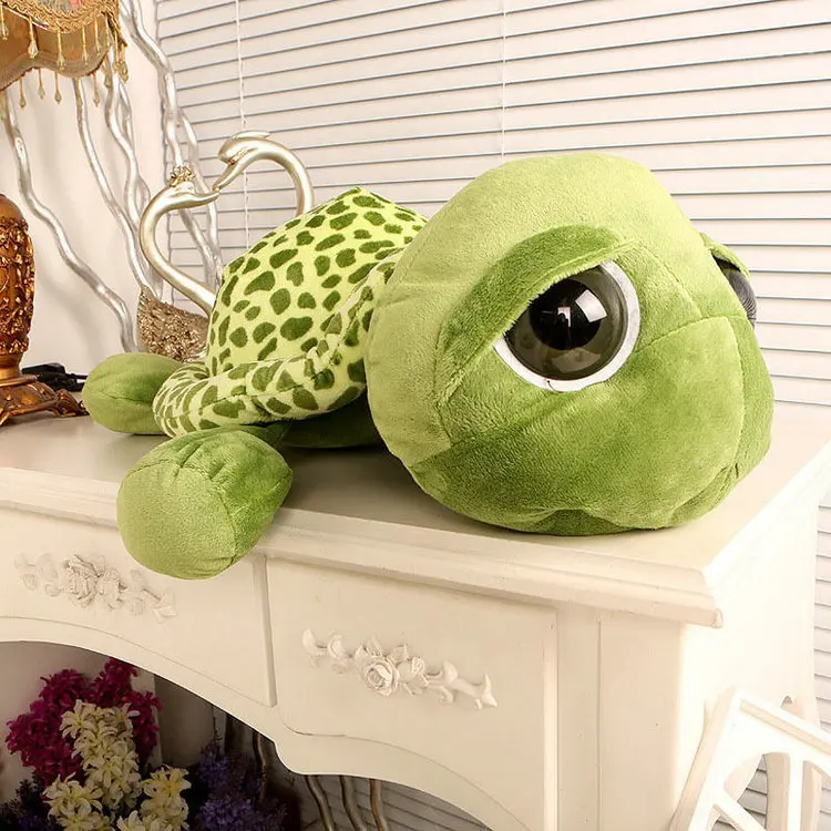 Stuffed plush animals 20cm Stuffed Plush Animals Super Green Big Eyes Stuffed Tortoise Turtle Animal Plush Baby Toy Gift  (5)