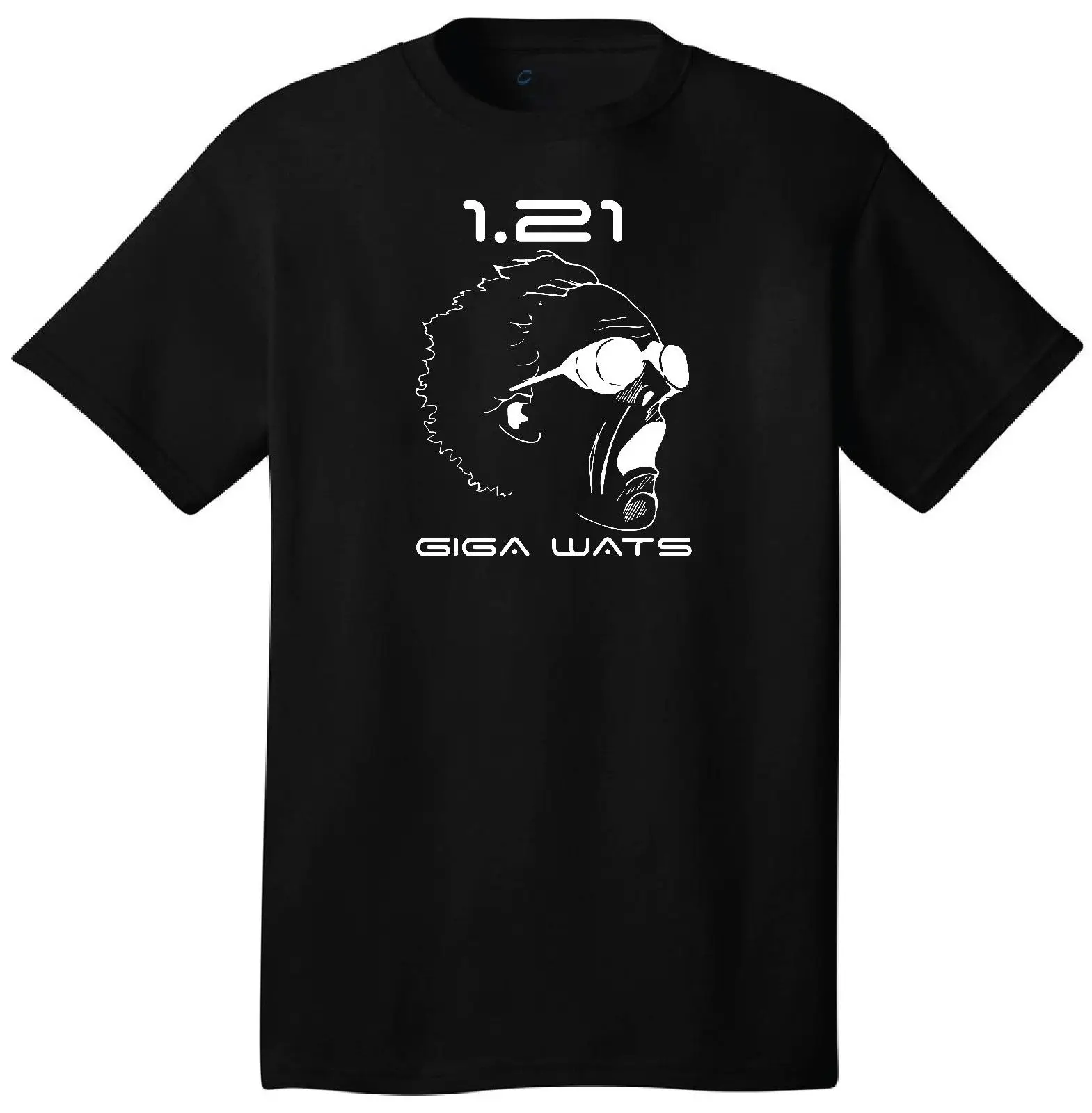 Back To The Future 1.21 Giga Wats Cool Movie T-Shirt 80's Eighties Doc Delorean free shipping cheap tee Cheap wholesale tees | Мужская